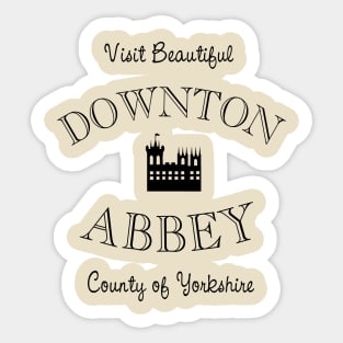 Downton Abbey Tourism Sticker